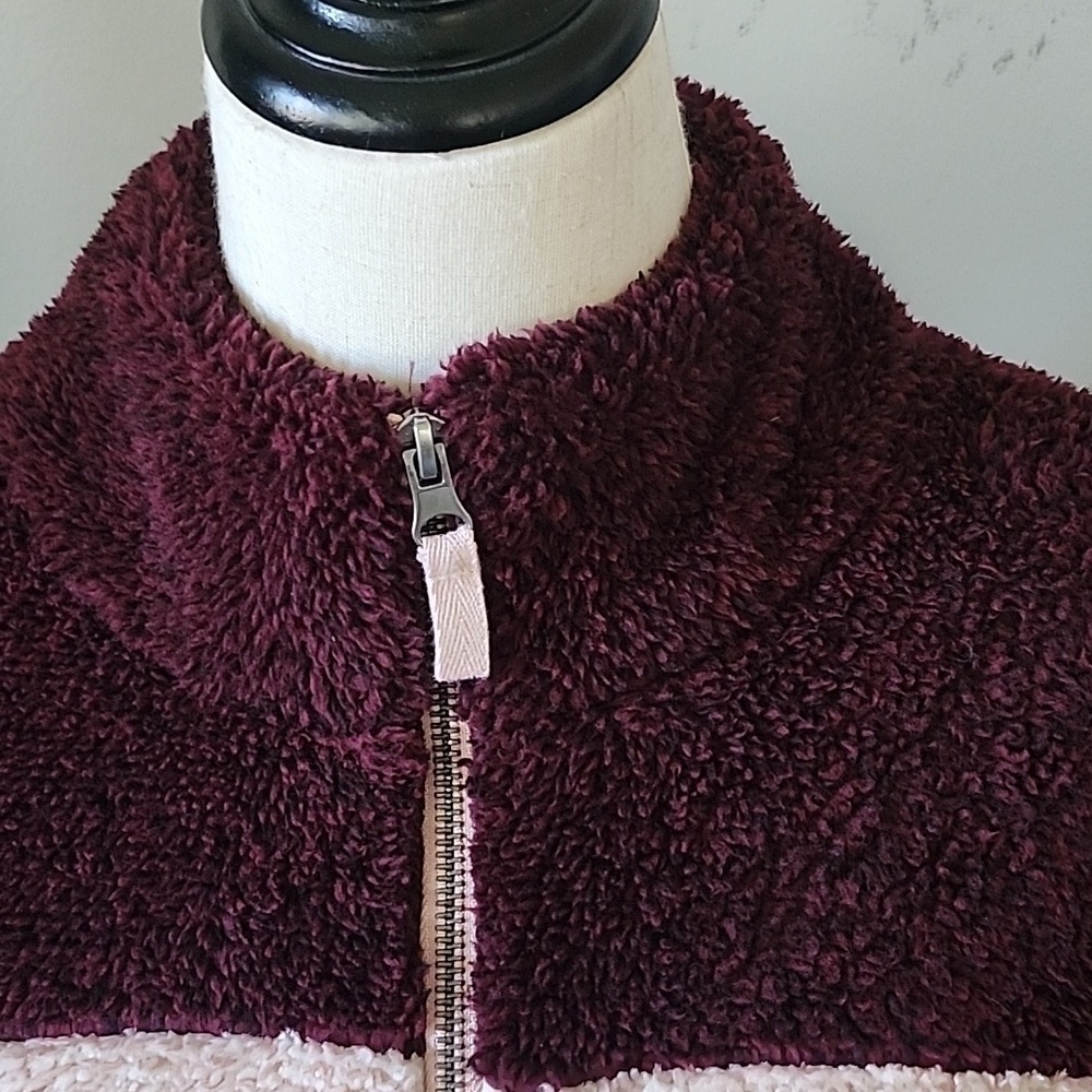 Maurices Multicolored Striped 3/4 Zip Long Sleeve Pullover - Picture 7 of 12